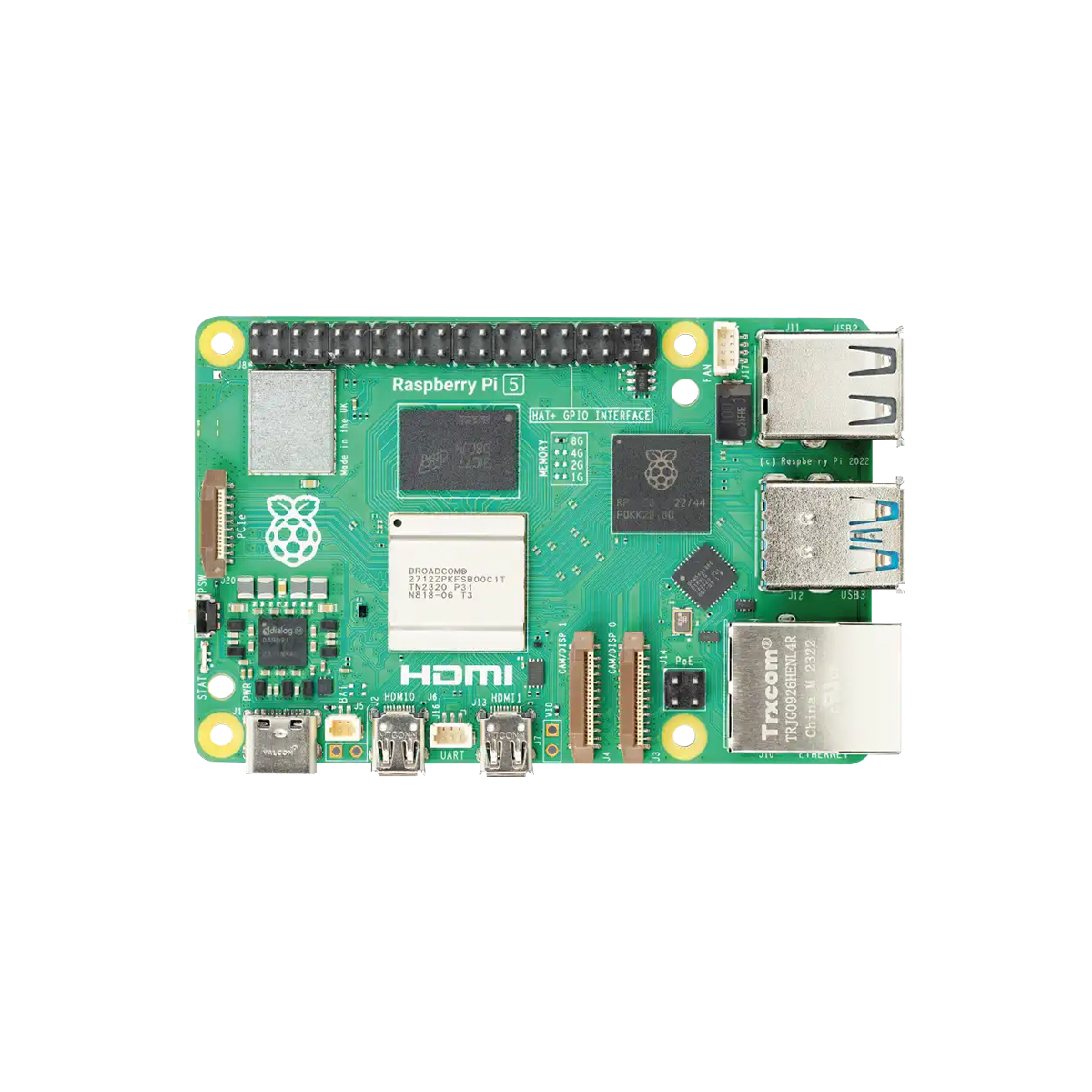 Raspberry Pi 5 - مجموعة تطوير راسبيري باي 5 مع