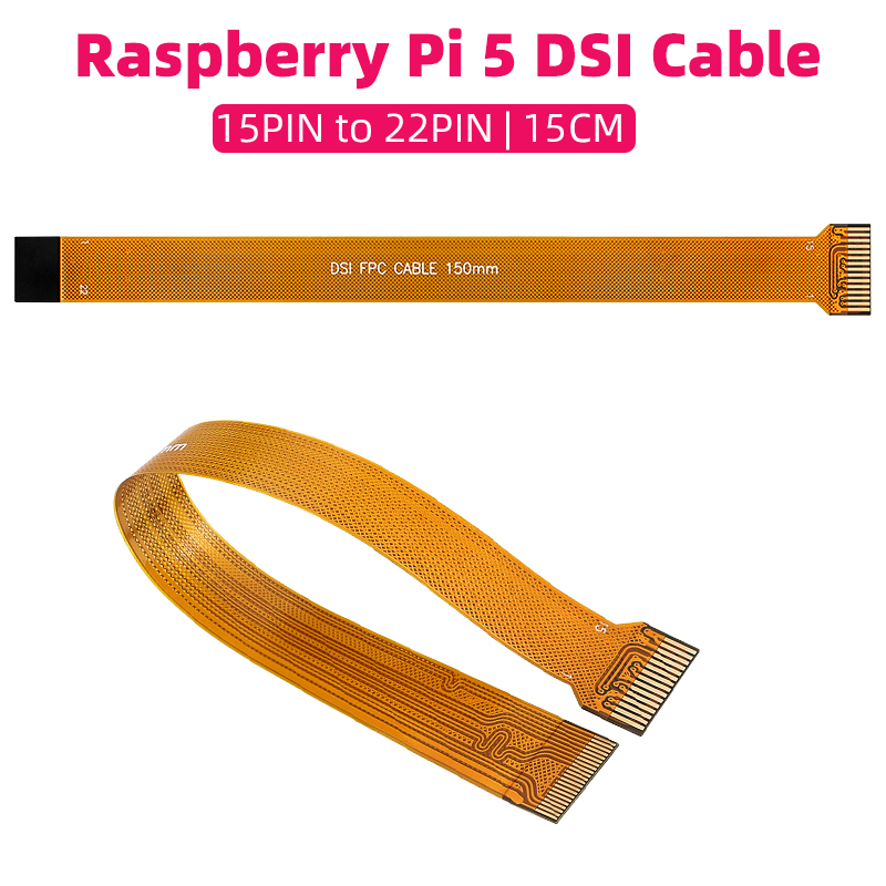 كابل Raspberry Pi 5 DSI 22Pin  - مراجعة Pi Camera Cable وسعره