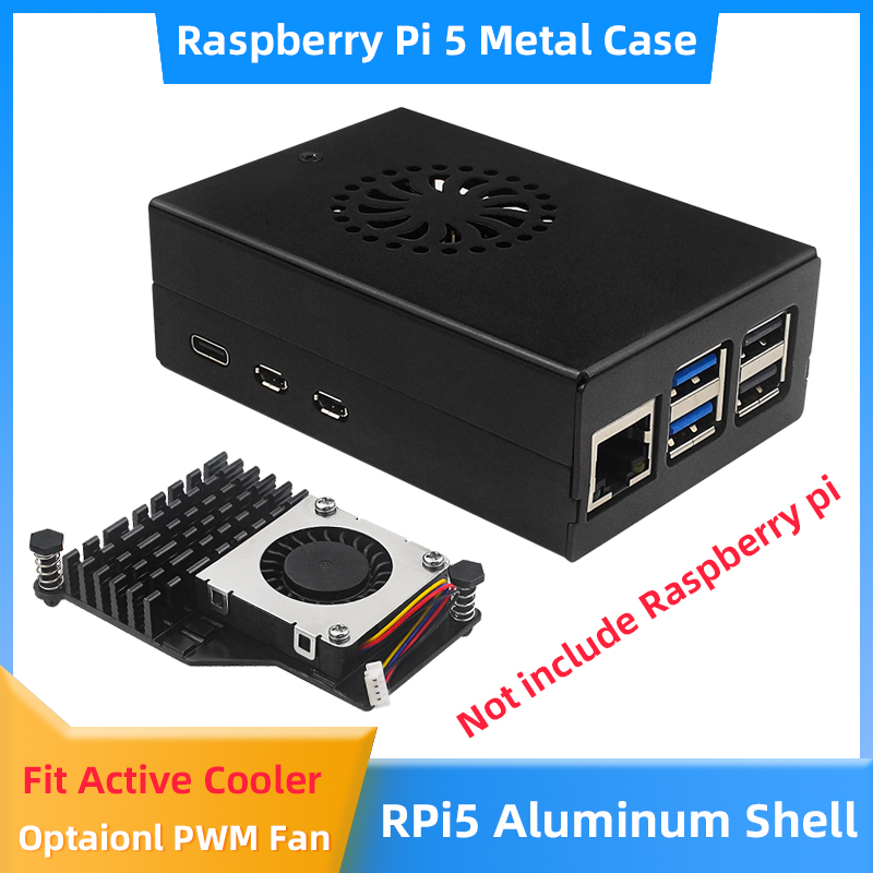 Raspberry Pi 5 حافظة من سبائك  - مراجعة Pi 5 Case وسعره