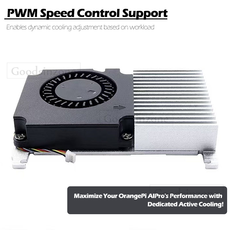 مروحة تبريد مع مجموعة قاعدة مب - مراجعة Pi Cooler وسعره