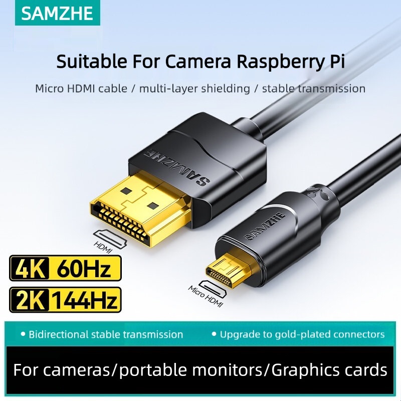 كابل SAMZHE Micro HDMI متوافق  - مراجعة Pi Camera Cable وسعره